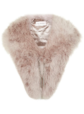 Purple Feather Chain Cape     Price: £55.00 click to visit Miss Selfridge