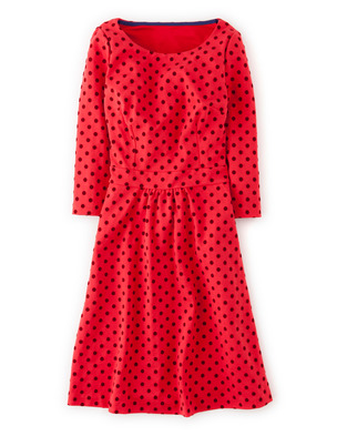 Flocked Spot Ponte Dress WH734 (Was £99.00 ) now £74.25 click to visit Boden
