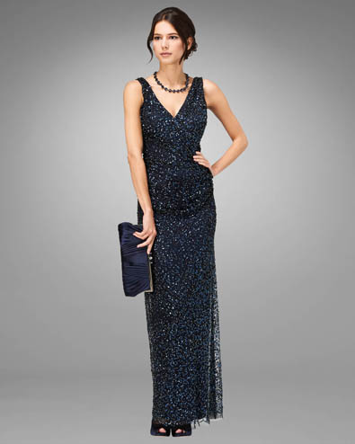 Priscilla Sequin Full Length Dress £295.00 click to visit Phase Eight