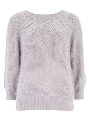 Lilac Textured Stitch Jumper     Price: £25.00 click to visit Dorothy Perkins