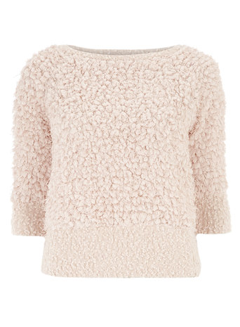 Peach Shaggy Knit Jumper     Price: £26.00 click to visit Dorothy Perkins