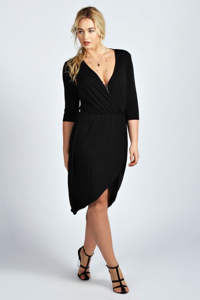 Katie Wrap Front Dress £20 click to visit Boohoo