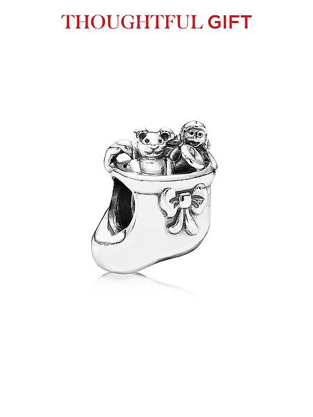 Pandora Christmas Stocking Charm £25 click to visit House of Fraser