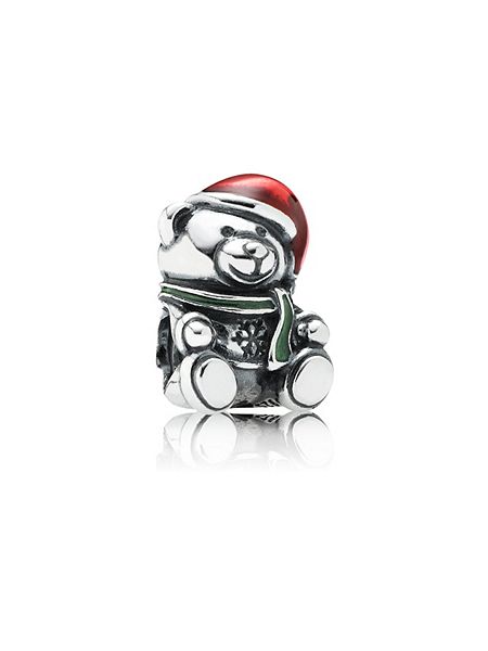Pandora Christmas teddy bear charm £35 click to visit House of Fraser