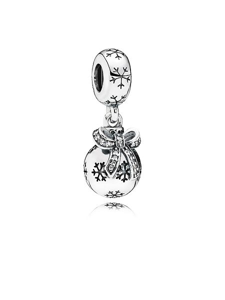 Pandora Christmas bauble pendant charm £50 click to visit House of Fraser