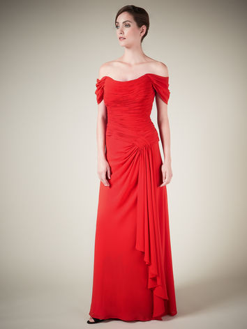 Red Waterfall Gown £299.00 click to visit Jacques Vert 