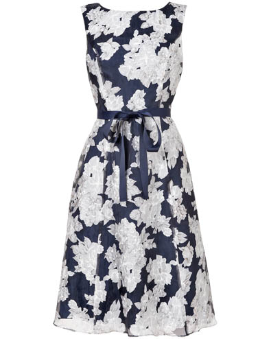 Norma Floral Burnout Dress £140.00 click to visit Phase Eight