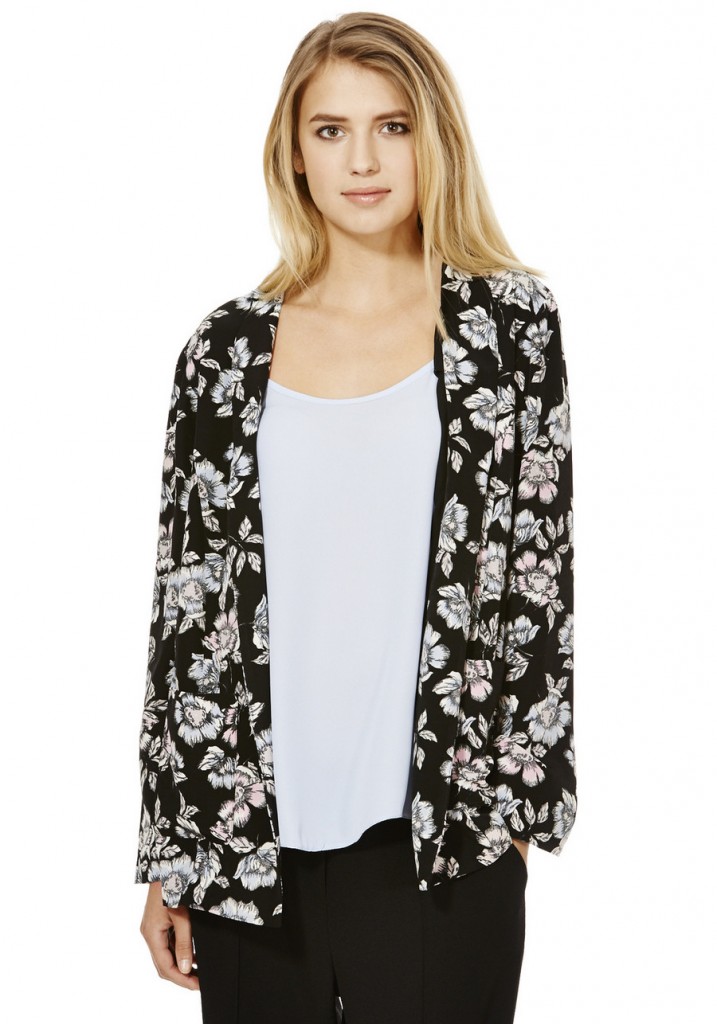 F&F Floral Print Duster Jacket £25.00 click to visit F&F