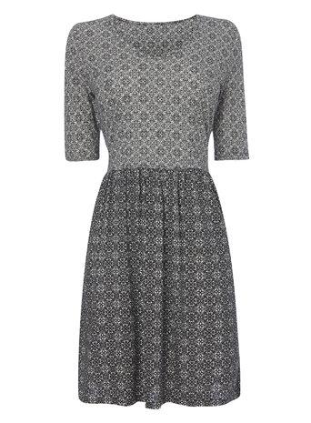 Tile Printed Half Sleeve Dress Price: £20.00 Click to visit BHS