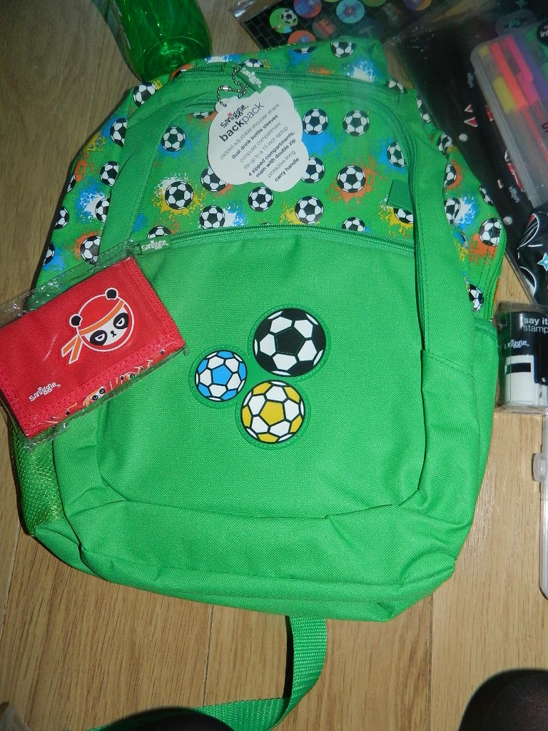 Smiggle Bakpack for the football crazy.