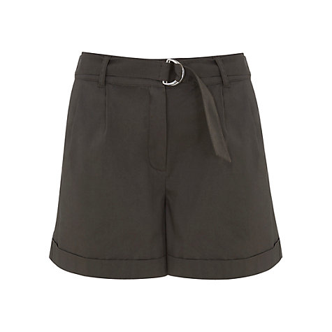 Mint Velvet Belted Shorts, Khaki £49 click to visit John Lewis