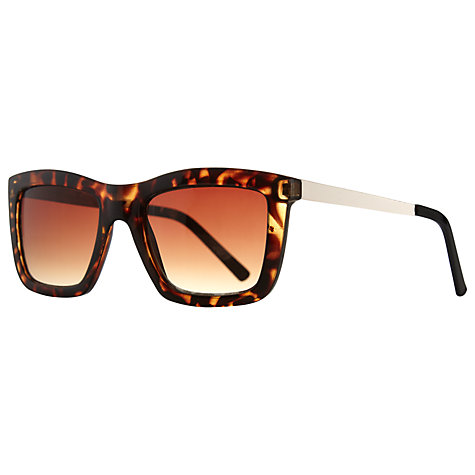 John Lewis Rectangle Frame Sunglasses, Tortoiseshell £20 click to visit John Lewis