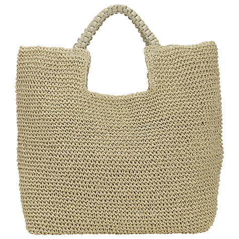 Collection WEEKEND by John Lewis Straw Shopper Bag, Natural £29 click to visit John Lewis