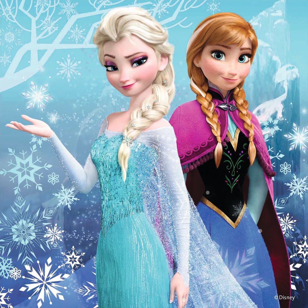 Elsa and Anna are popular dressing up choices for parties at the moment.