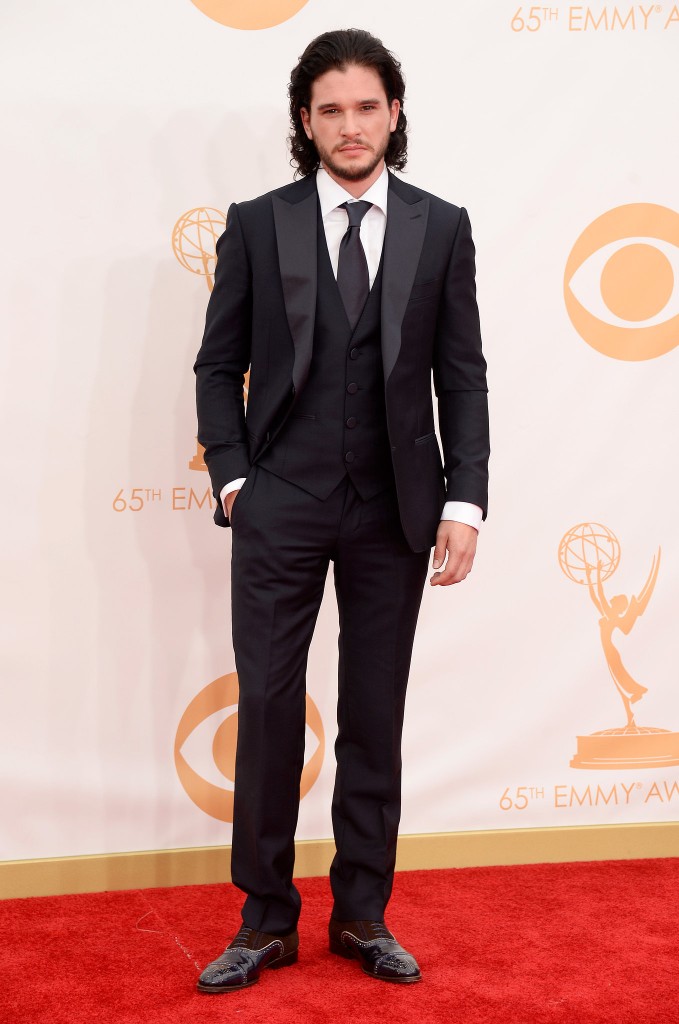 Game-Thrones-star-Kit-Harington-smoldered-Emmys-red-carpet