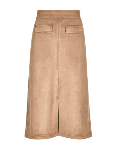     LIMITED EDITION Faux Suede A-Line Skirt T692125H     £31.60 click to visit M&S