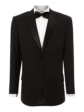  Howick Tailored Powell Evening Tuxedo With Satin Tipping Product code: powelldinnersuit_Black £348.00 click to visit House of Fraser