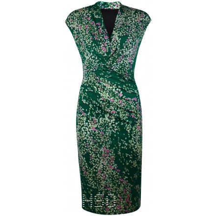Ex Per Una Green Floral Wrap style Dress £21.50 click to visit High Street Outlet