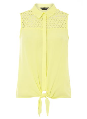 Laser Cute Detail Sleeveless Was £22.00 Now £12.00 click to visit Dorothy Perkins