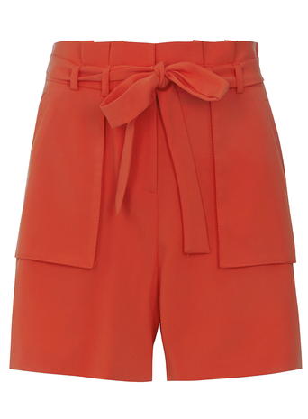 Tall Red Paper Bag Shorts Was £18.00 Now £16.20 click to visit Dorothy Perkins