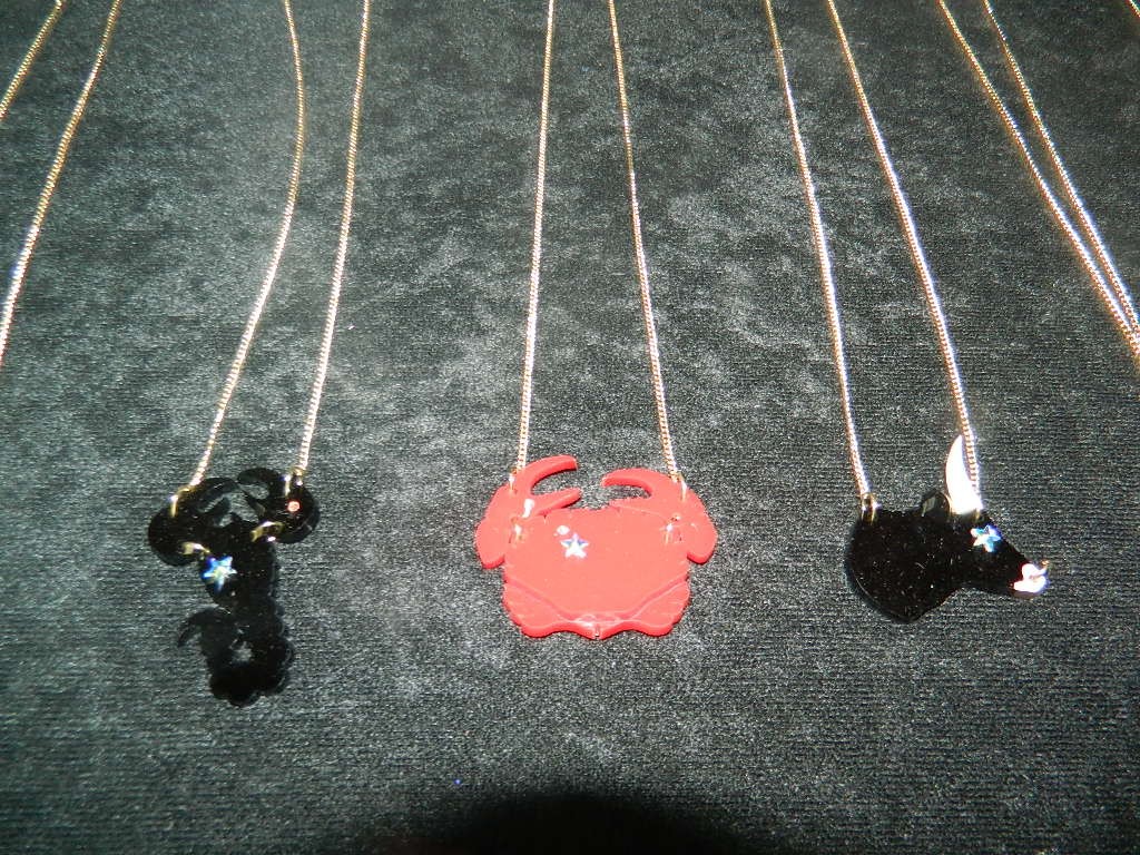 Tatty Devine astrology necklaces