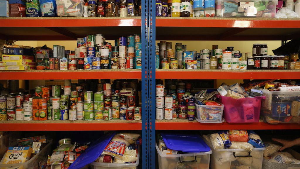 Emergency Food Banks Stretched As More And More People Struggle To Pay Their Bills