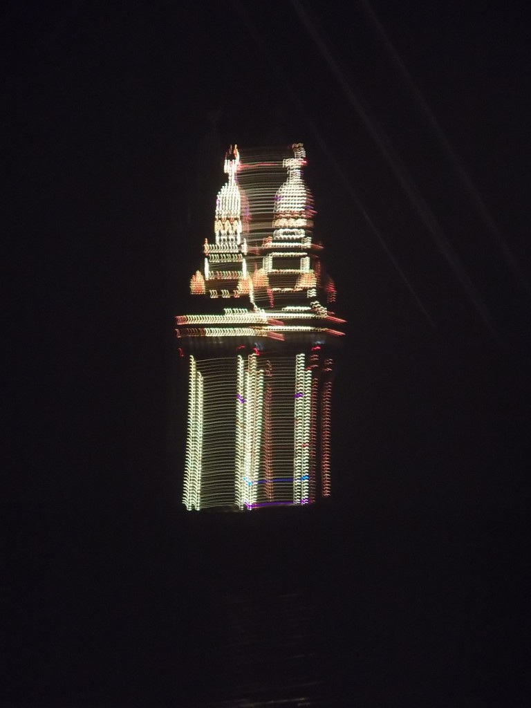 Look at this crazy picture of the Blackpool Tower I took from the Travelodge Window