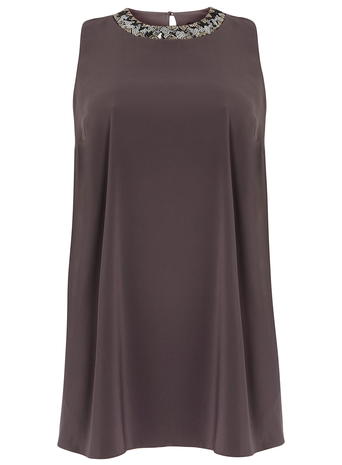 DP Curve Charchol Split Side Embellished Top     Price: £30.00 click to visit Dorothy Perkins