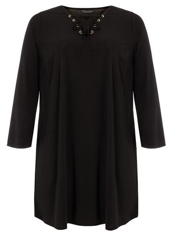 DP Curve Jersey Eyelet Swing Dress     Price: £25.00 click to visit Dorothy Perkins