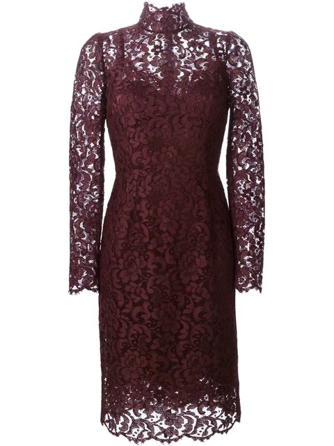 Dolce & Gabbana floral lace midi dress £1,850.00 click to visit Farfetch