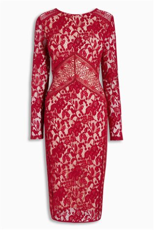 Lace Bodycon Dress £60 click to visit Next
