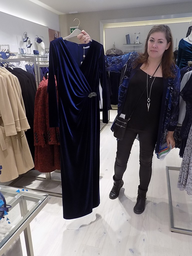 VELVET MAXI DRESS Item No. 010039616 £299.00 click to visit Jacques Vert 