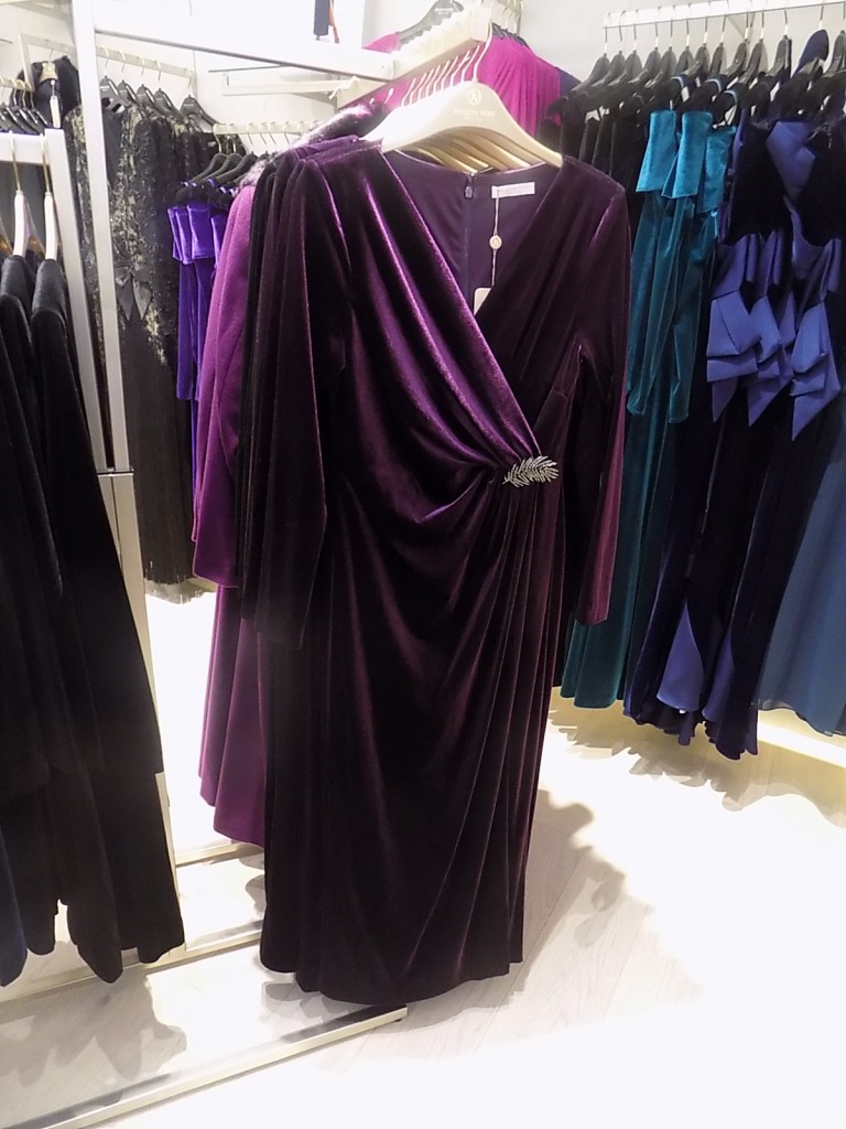 PETITE VELVET MAXI DRESS Item No. 010040086 £299.00 click to visit Jacques Vert
