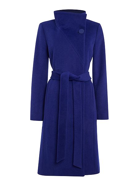  Pied a Terre Hallie Funnel Neck Coat  £149 click to visit House of Fraser