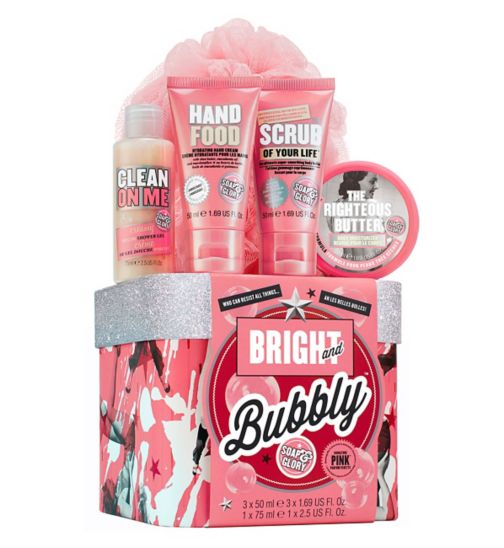 SOAP & GLORY / BRIGHT & BUBBLY £10 Click to visit Boots