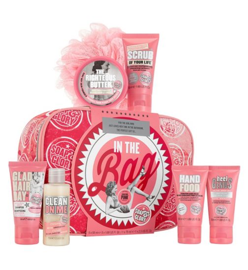SOAP & GLORY IN THE BAG £18 click to visit Boots