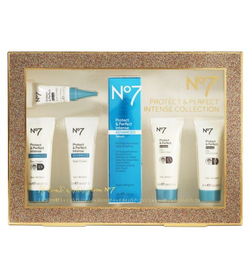 No7 Protect and Perfect Intense Collection £30 click to visit Boots