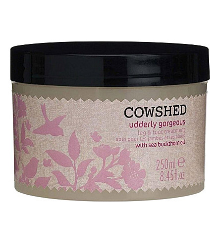 COWSHED Udderly Gorgeous cooling leg and foot treatment 250ml £18.50 click to visit Selfridges