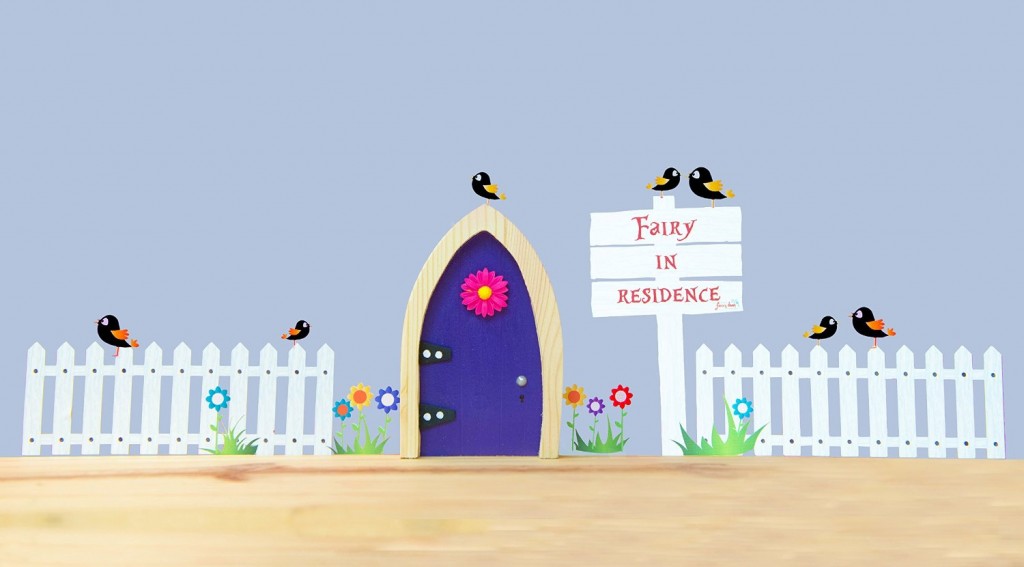 Irish Fairy Door Picket Fence White Decal Pack £9.99 click to visit Amazon