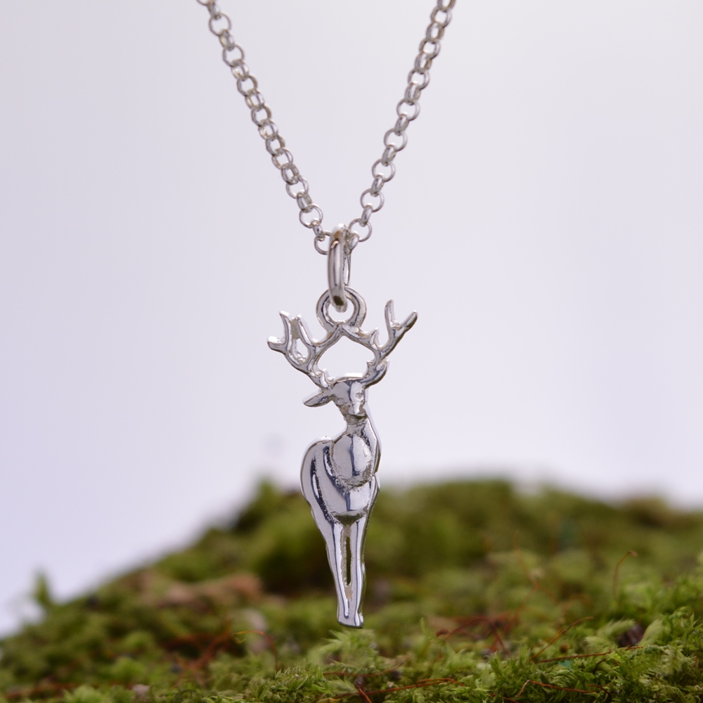 Silver Deer Necklace £28 click to visit Lily Charmed