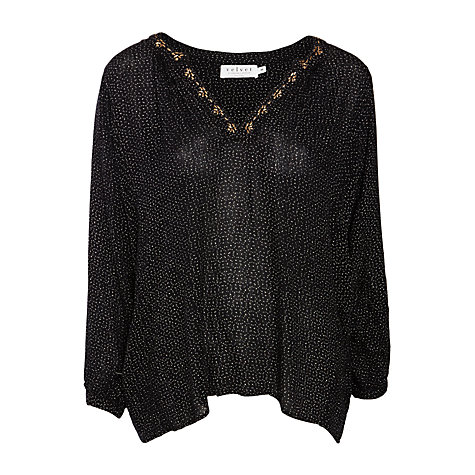 Velvet Aleta Indian Microdot Blouse, Black £145 Click to visit John Lewis