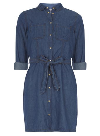 Midwash Denim Shirt Dress Price: £24.00 Click to visit Dorothy Perkins