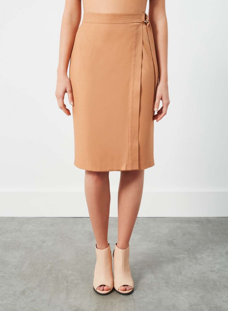 Nude Judo Wrap Pencil Skirt Was £39.00 Now £10.00Click to visit Miss Selfridge
