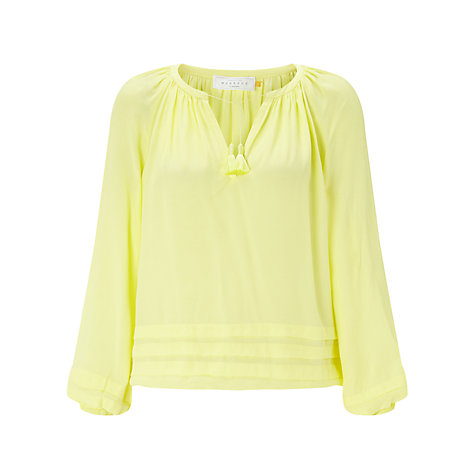 Collection WEEKEND by John Lewis Pleat Detail Tunic Blouse, Lemon £55 Click to visit John Lewis