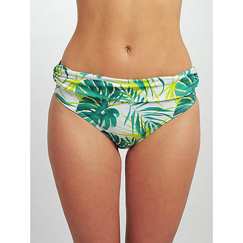 John Lewis Llenya Leaf Fold Briefs, White/Green £18 click to visit John lewis