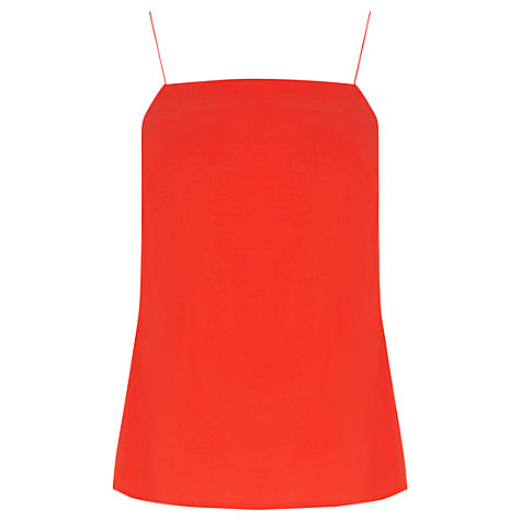 Warehouse Plain Camisole, Bright Red £17.60 Click to visit John Lewis