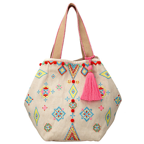 Collection WEEKEND by John Lewis Raffia Tote Bag, Multi £32 Click to visit John Lewis