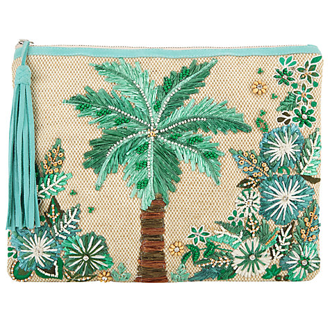 Star Mela Tiki Clutch Bag, Natural £60 Click to visit John Lewis