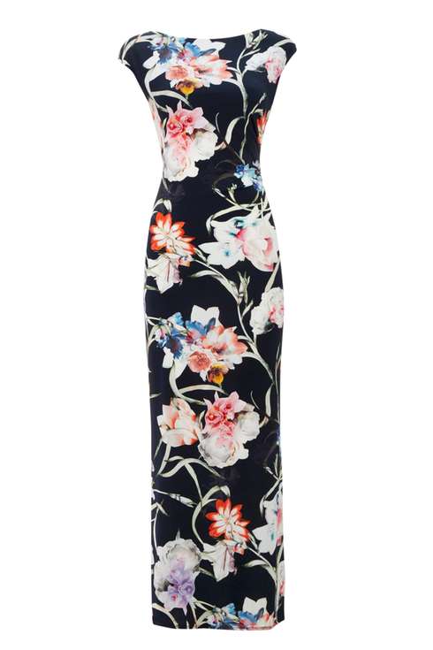 Floral Stretch Jersey Maxi Price: £55.00 Click to visit Wallis
