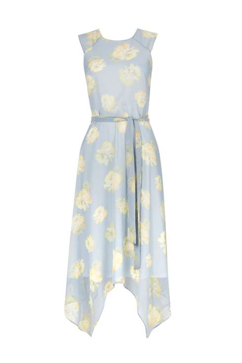 Light Blue Floral Sheer Dress Price: £48.00 Click to visit Wallis